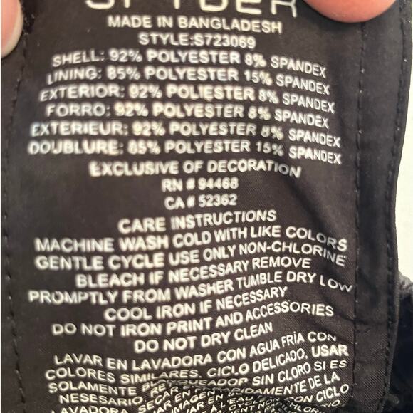 Spyder Men’s Medium Black/Gray Board Shorts Quick-Dry UPF Swim/Surf Water Sports - Picture 4 of 8